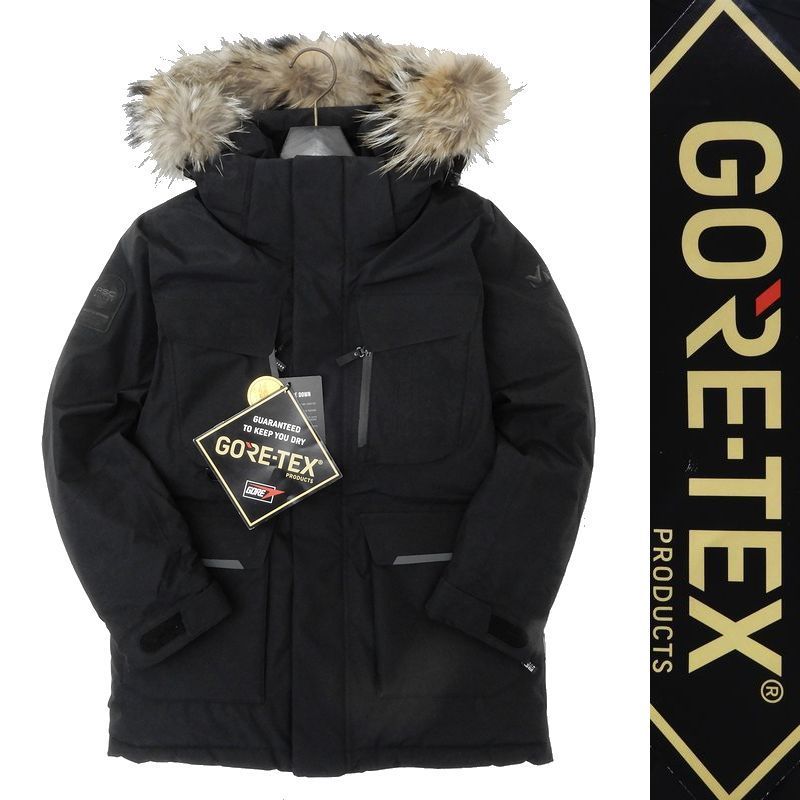 【限定セール，豊富な】 MILLET RSC ミレー 定価7.8万 耐久撥水 GORE-TEX PRIME GOOSE DOWN ファー付フード ダウンジャケット ショートコート 黒 85 159 o0125_45(男性用)｜売買されたオークション情報、yahooの商品情報をアーカイブ 男性用