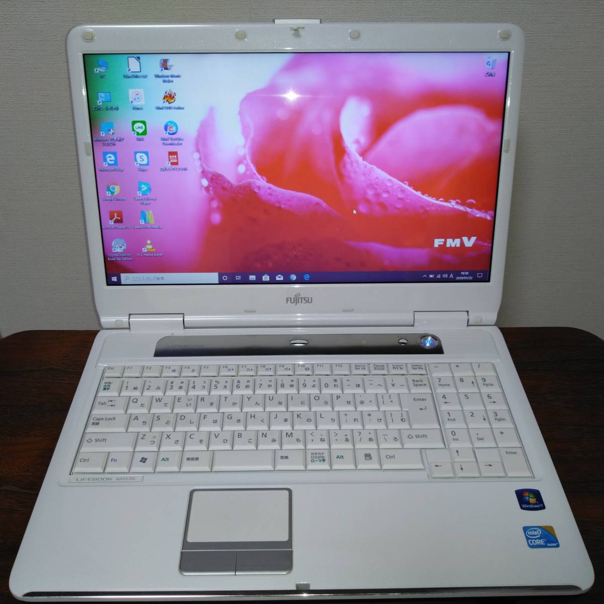 高速SSD500G 富士通 AH55/DC Windows10 i5 ブルーレイ 10Key