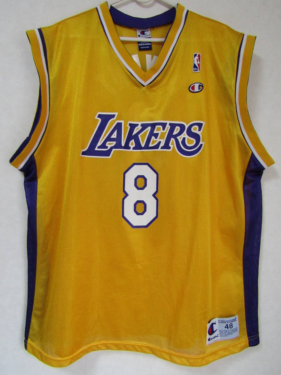 SALE，爆買い NBA ロサンゼルス レイカーズ コービー ブライアント チャンピオン製 ヴィンテージ ユニフォーム バスケ ストリート アメカジ 48(Lサイズ)｜売買されたオークション情報、yahooの商品情報をア ユニフォーム