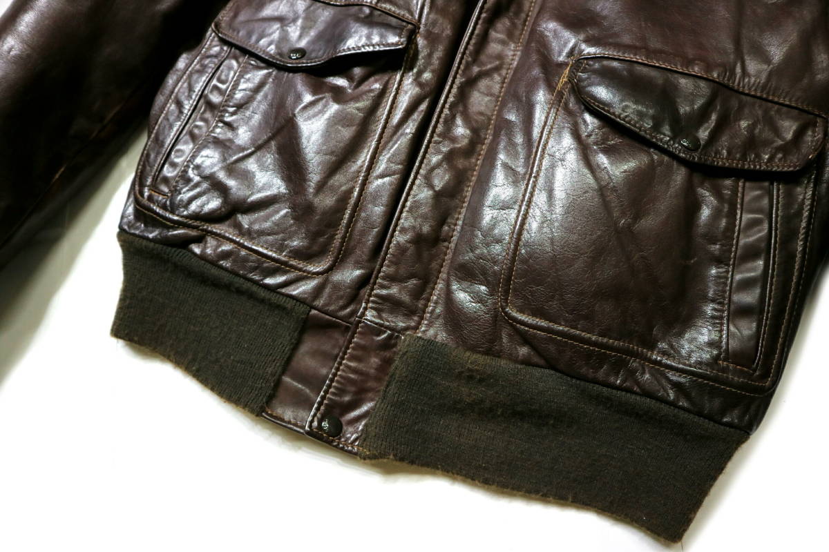 ラフ/お洒落！◇USA製 SCHOTT ショット 184SM 衿ボア＆ライナー 牛革