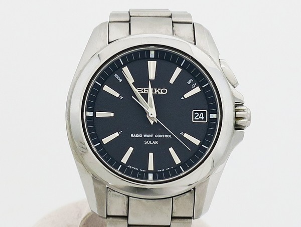ブライツ セイコー SEIKO - SAGZ071 チタン ソーラー電波 腕時計 電波 