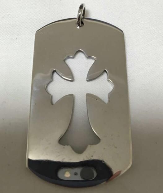 123 シルバー silver シルバー925 silver925 シルバーカットアウトクロスドッグタグ(ラージ) シルバー SV925 レディース 123-3樹脂ピアスも可能 ナンバーネックレス 安い