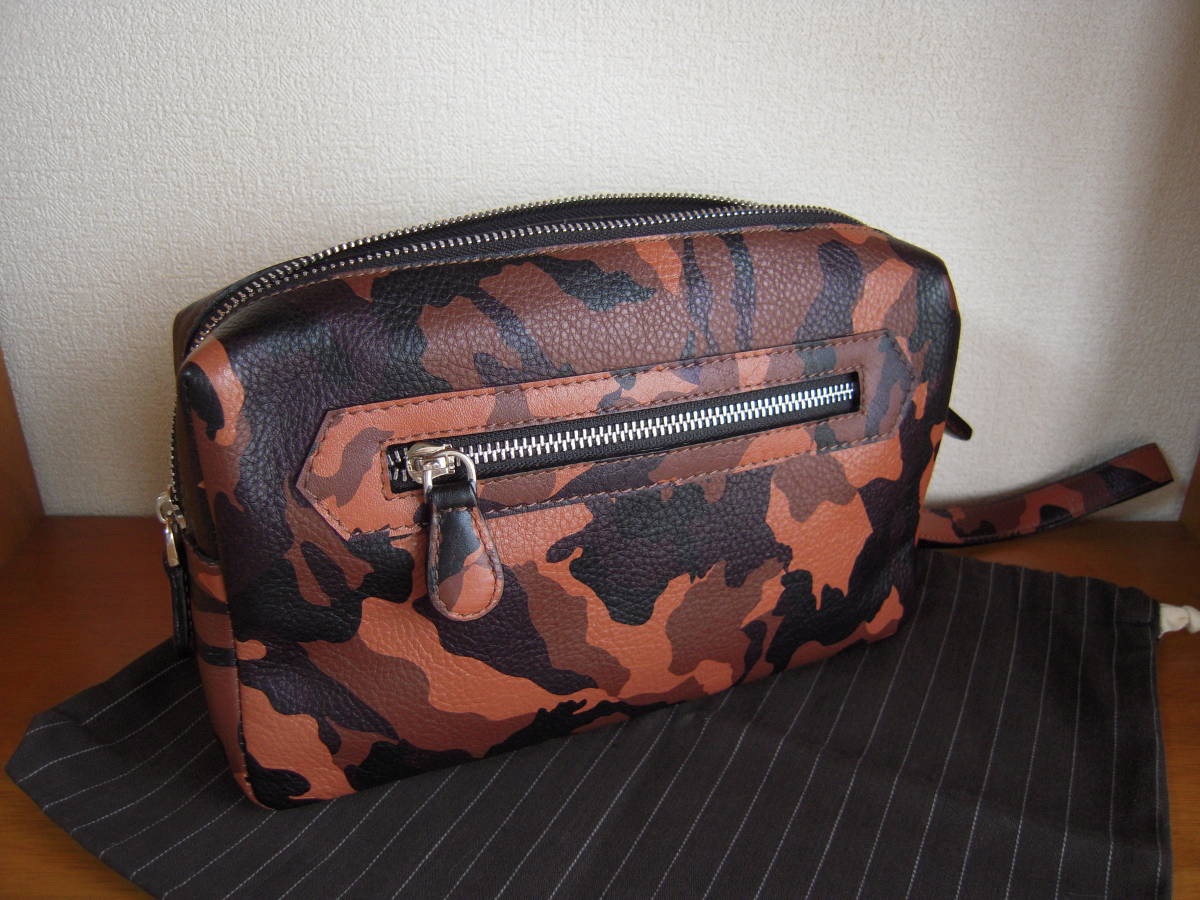MR.TANGO ミスタータンゴ Bag SETH ~Brown~ カモフラ 迷彩 本革 レザー 