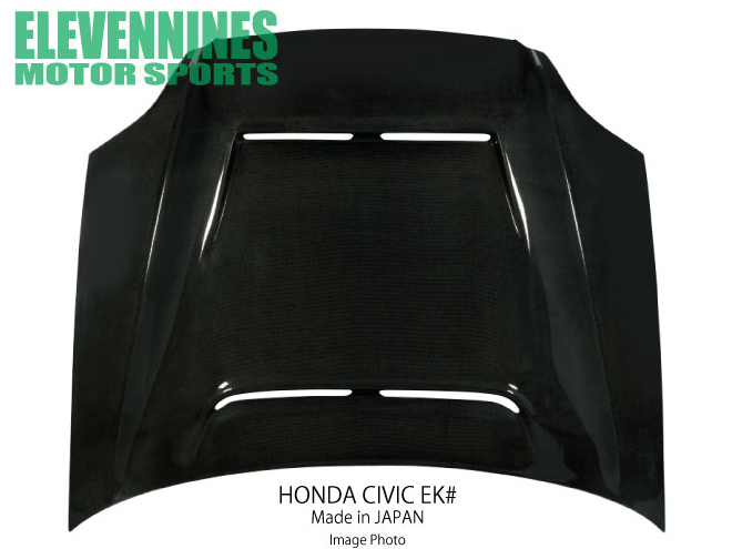 国産】ダクト付カーボンボンネット シビック EK9 前期 ELEVENNINES