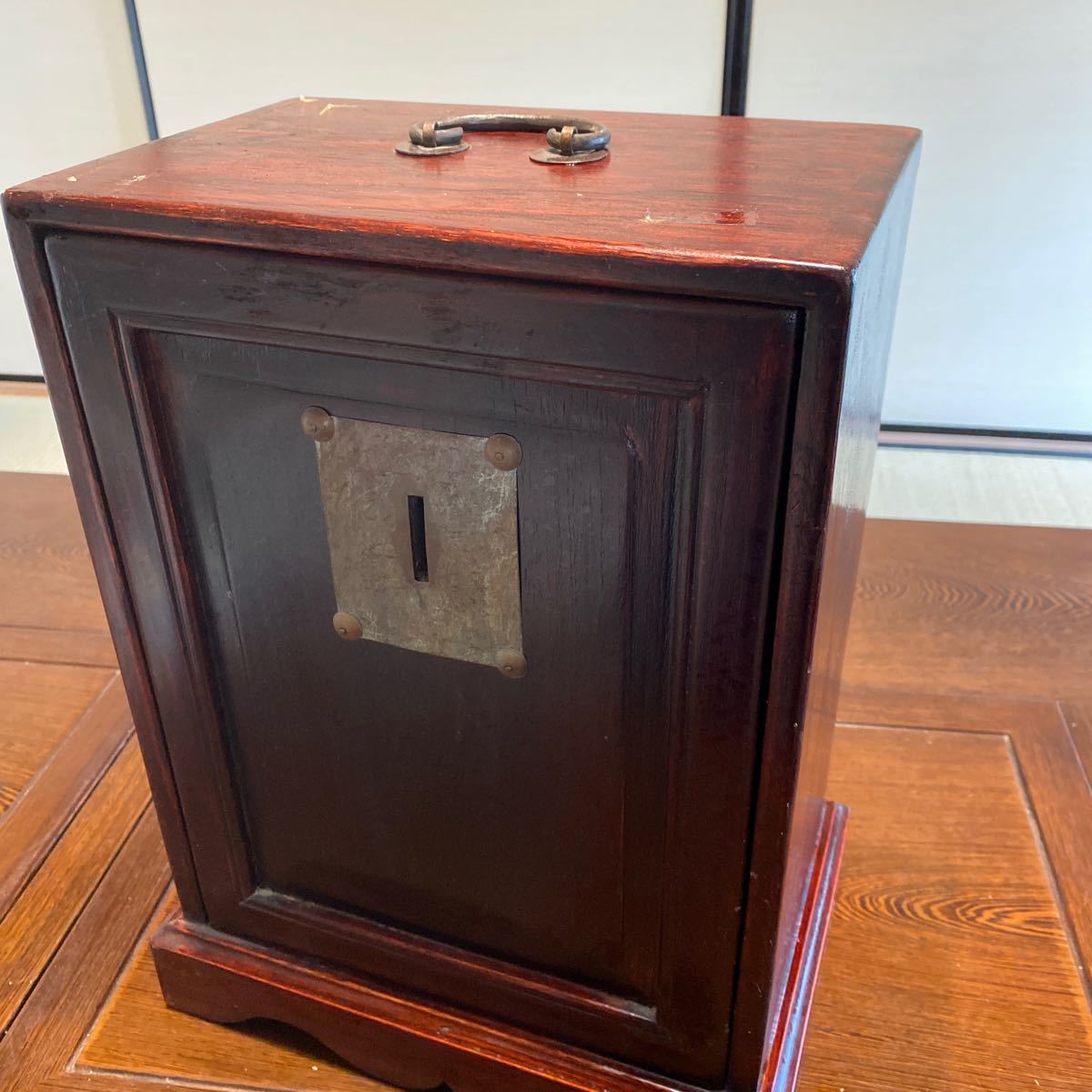 時代鉄地箪笥錠和金具箪笥引出取手金具蔵錠船金庫錠千両箱時代和箪笥