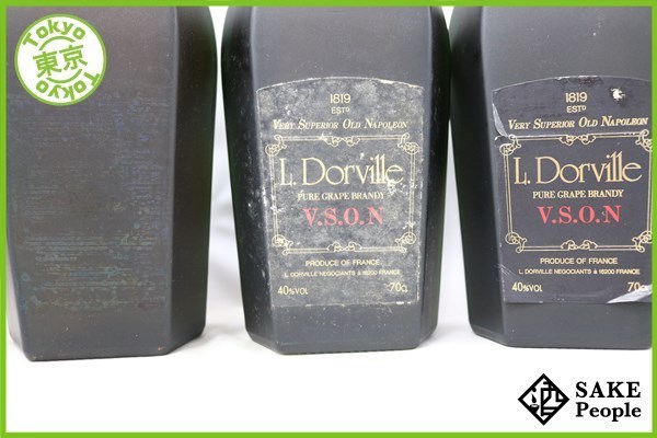 ◆注目! ブランデー 6本セット( ル・ドーヴィル VSON 700ml 3本/ フランサック VSOP 700ml 2本/ アルヌー ナポレオン 700ml) ブランデー ◇注目! 700ml 日本からの直送 マルキド 未