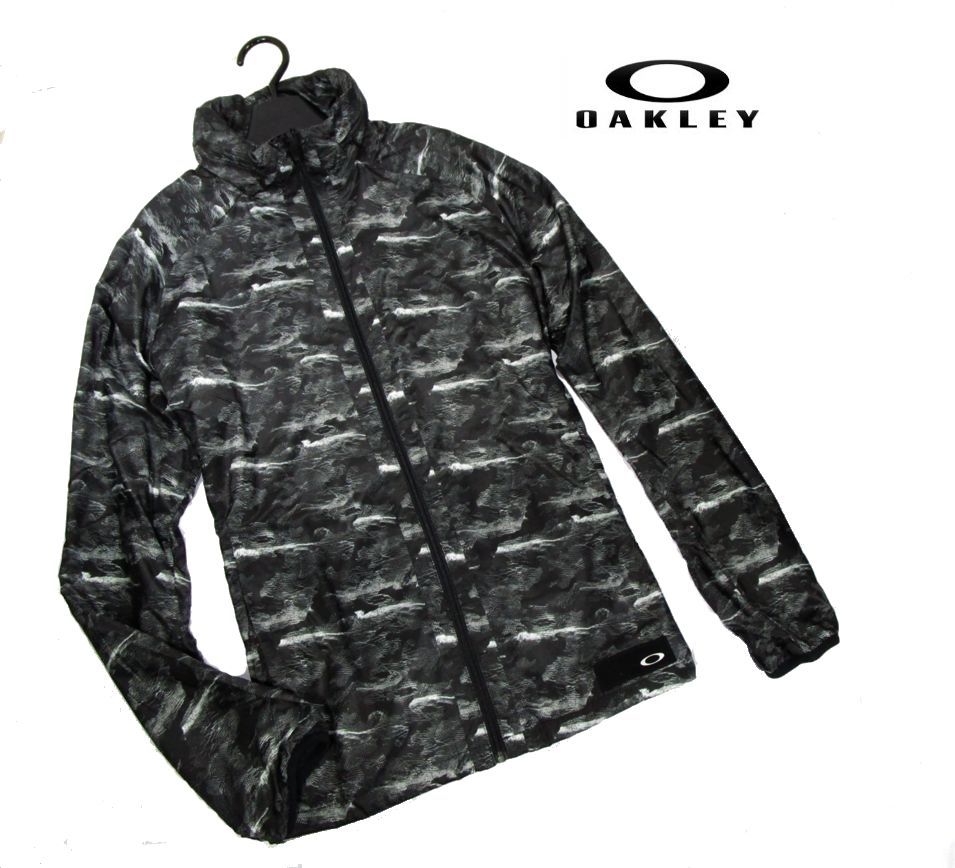 驚きの破格値，本物保証 D78 オークリー OAKLEY ウィンドウォームジャケット Mサイズ グラフィック 高機能 軽量 撥水 防風(オークリー)｜売買されたオークション情報、yahooの商品情報をアーカイブ公開 - オークファン ジャンパー、ジャケット