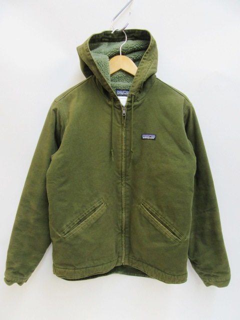 人気セール，正規品 12年製 パタゴニア patagonia ラインド キャンバス フーディー Lined Canvas Hoody Sサイズ グリーン カーキ 27162 裏ボアジャケット(Sサイズ)｜売買されたオークション情報、yahooの商品情報をアーカイ 男性用