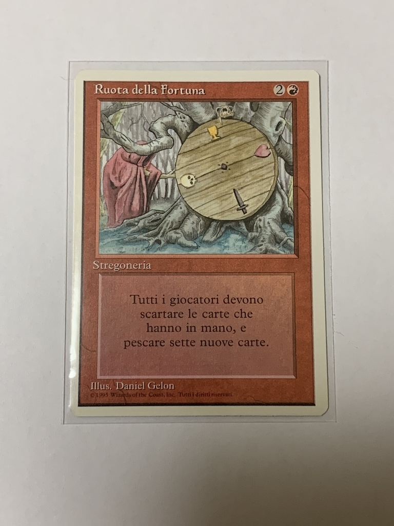 MTG【Ruota della Fortuna / Wheel of Fortune】イタリア語版 3ED