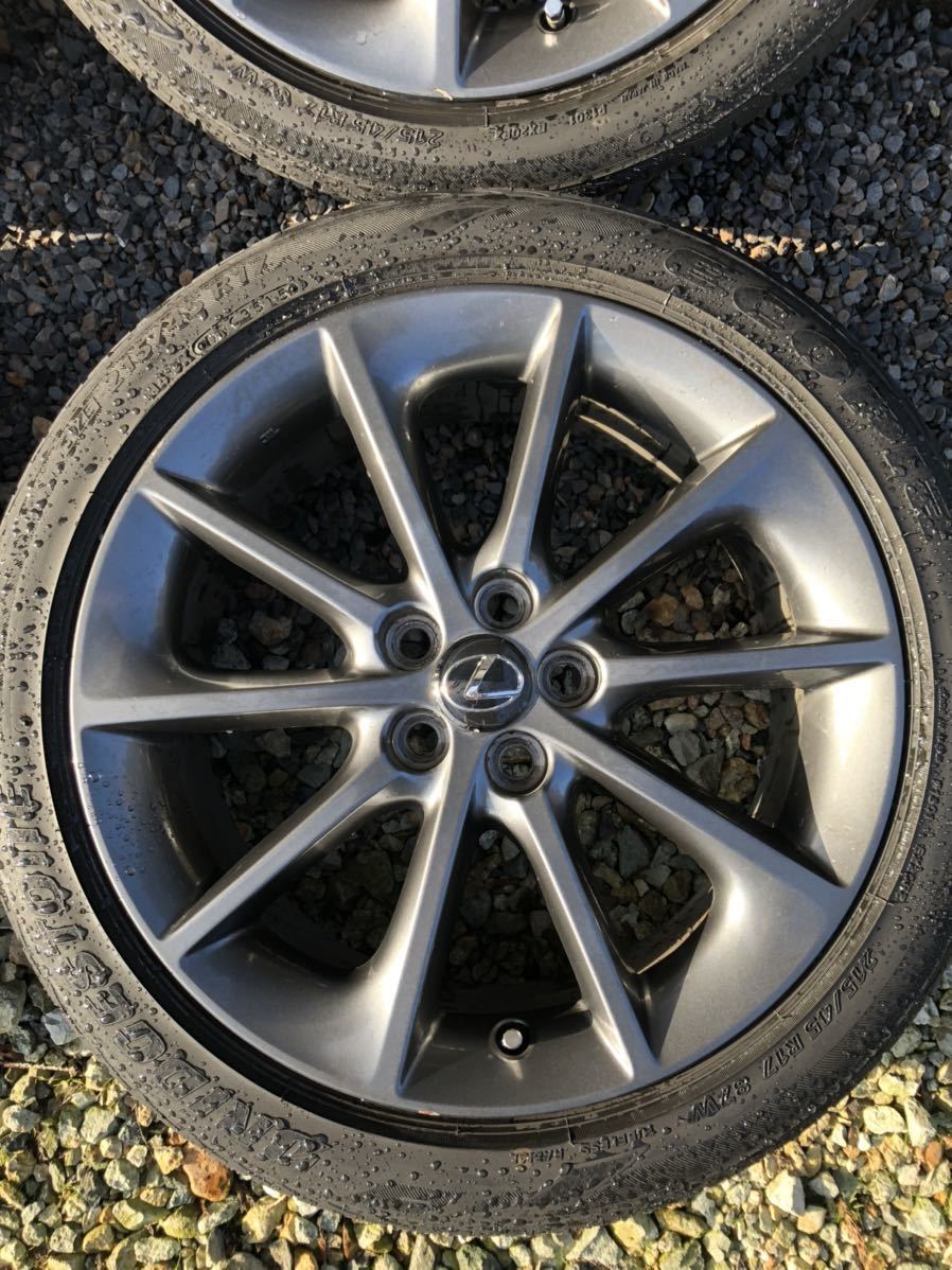 レクサス CT Fスポーツ純正 タイヤ215⁄55R17 17×7J ホイール SPORTの