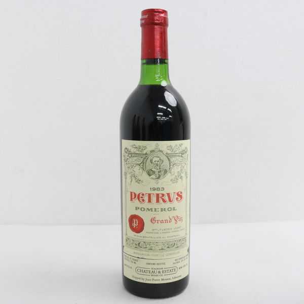 人気SALE，お買い得 CHATEAU PETRUS シャトー ペトリュス 1983 750ml G0B06145(ポムロル)｜売買されたオークション情報、yahooの商品情報をアーカイブ公開 - オークファン 赤