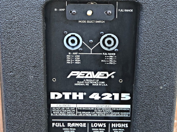PEAVEY　スピーカー　DTH4215　ペア_5