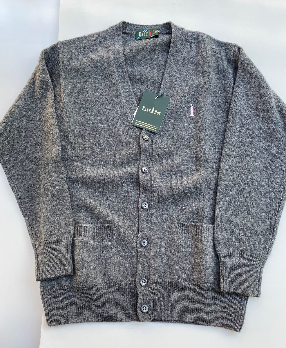 Eastboy イーストボーイ 高級ラムウール カーディガン ９ M グレー パステルピンク 式服 自由制服 スクールセーター セーター 売買されたオークション情報 Yahooの商品情報をアーカイブ公開 オークファン Aucfan Com