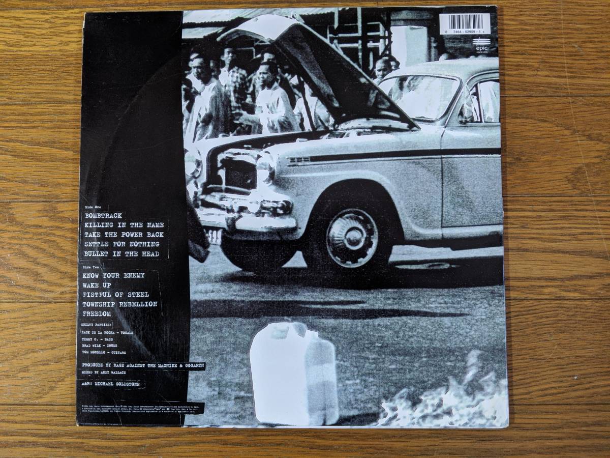 低価，爆買い】 ◇USオリジナル盤 LP◇RAGE AGAINST THE MACHINE 