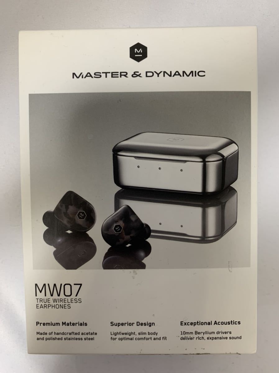 人気，お買い得 Master & Dynamic 完全ワイヤレスイヤホン MW07 高音質/AAC Apt-X対応/Bluetooth対応/防滴 グレイテラゾ 国内正規品(その他)｜売買されたオークション情報、yahooの商品情報をアーカイブ公開 - オーク その他