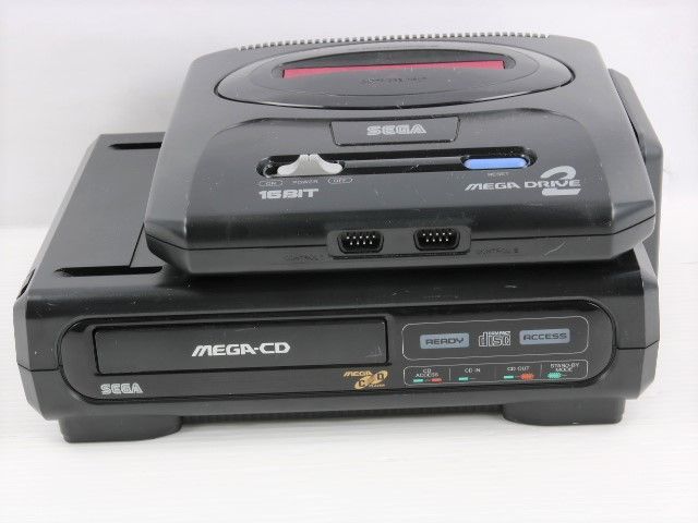  043/ SEGA MEGA DRIVE2 16BIT HAA-2502+MEGA CD HAA-2910/セガ メガドライブ2 メガCD 2点セット 未検品ジャンク(本体、アクセサリー)｜売買されたオークション情報、yahooの商品情報をアーカイブ公開 - オーク メガドライブ