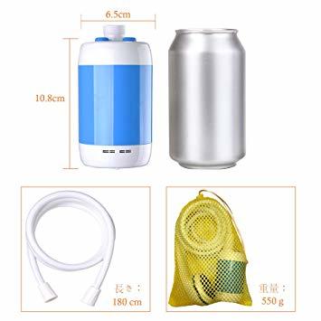 ポータブルシャワー 電動シャワー : GA-QW004 アウトドア用品 これエエやん 持ち運びできるポータブルシャワーキット | 、アウトドアシャワー、 ポータブル」の人気商品一覧・価格比較 温水にも対応 収納バッグ付き 簡易 アウトドア LED温度表示付きコードレスポータブルシャワー｜6000mAh大容量・4段階 RMV25G30D