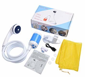 ポータブルシャワー 電動シャワー : GA-QW004 アウトドア用品 これエエやん 持ち運びできるポータブルシャワーキット | 、アウトドアシャワー、 ポータブル」の人気商品一覧・価格比較 温水にも対応 収納バッグ付き 簡易 アウトドア LED温度表示付きコードレスポータブルシャワー｜6000mAh大容量・4段階 RMV25G30D