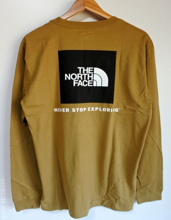 超激得，セール THE NORTH FACE ノースフェイス RedBox 長袖Tシャツ USモデル / US メンズM / ブリティッシュカーキ(長袖Tシャツ)｜売買されたオークション情報、yahooの商品情報をアーカイブ公開 - オークファン 男性用