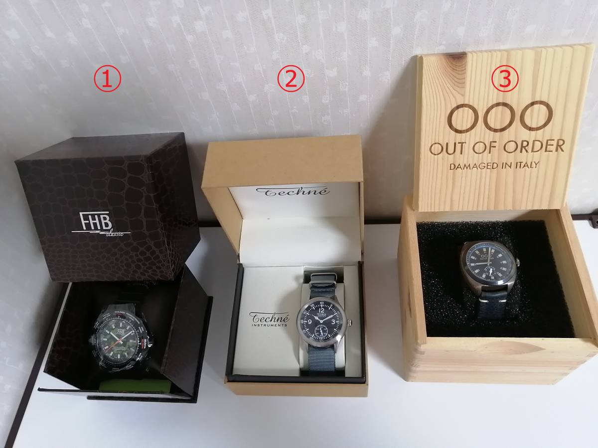 格安，正規品 3点セット FHB エフエイチビー F509CBC Techne Instruments テクネ 246 Merlin Watch OUT OF ORDER アウト オブ オーダー 001-6.BL(その他)｜売買されたオークション情報、yahooの商品情報をアーカイブ公開 - オー その他