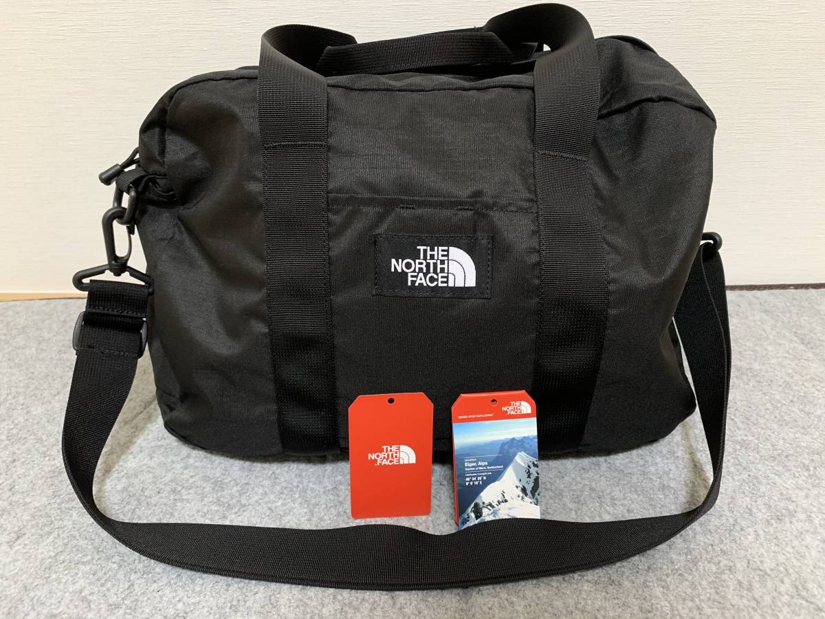 新品，お買い得 THE NORTH FACE ボストンバッグ ブラック 海外限定モデル ショルダーバッグ 2way トラベルバッグ コンパクト タグ付き(ザ・ノース・フェイス)｜売買されたオークション情報、yahooの商品情報をア ザ・ノース・フェイス
