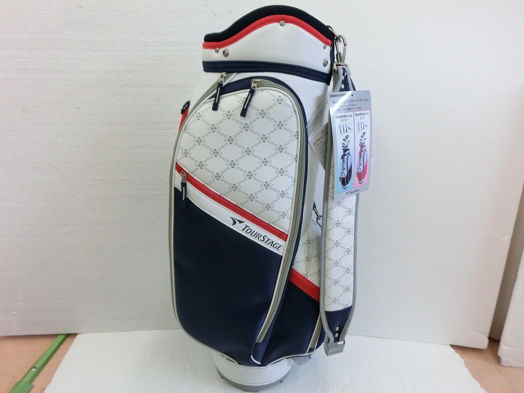 【格安，2026】 c ブリヂストン TOURSTAGE CL 軽量 キャディバッグ ゴルフ バッグ ネイビー(その他)｜売買されたオークション情報、yahooの商品情報をアーカイブ公開 - オークファン キャディバッグ