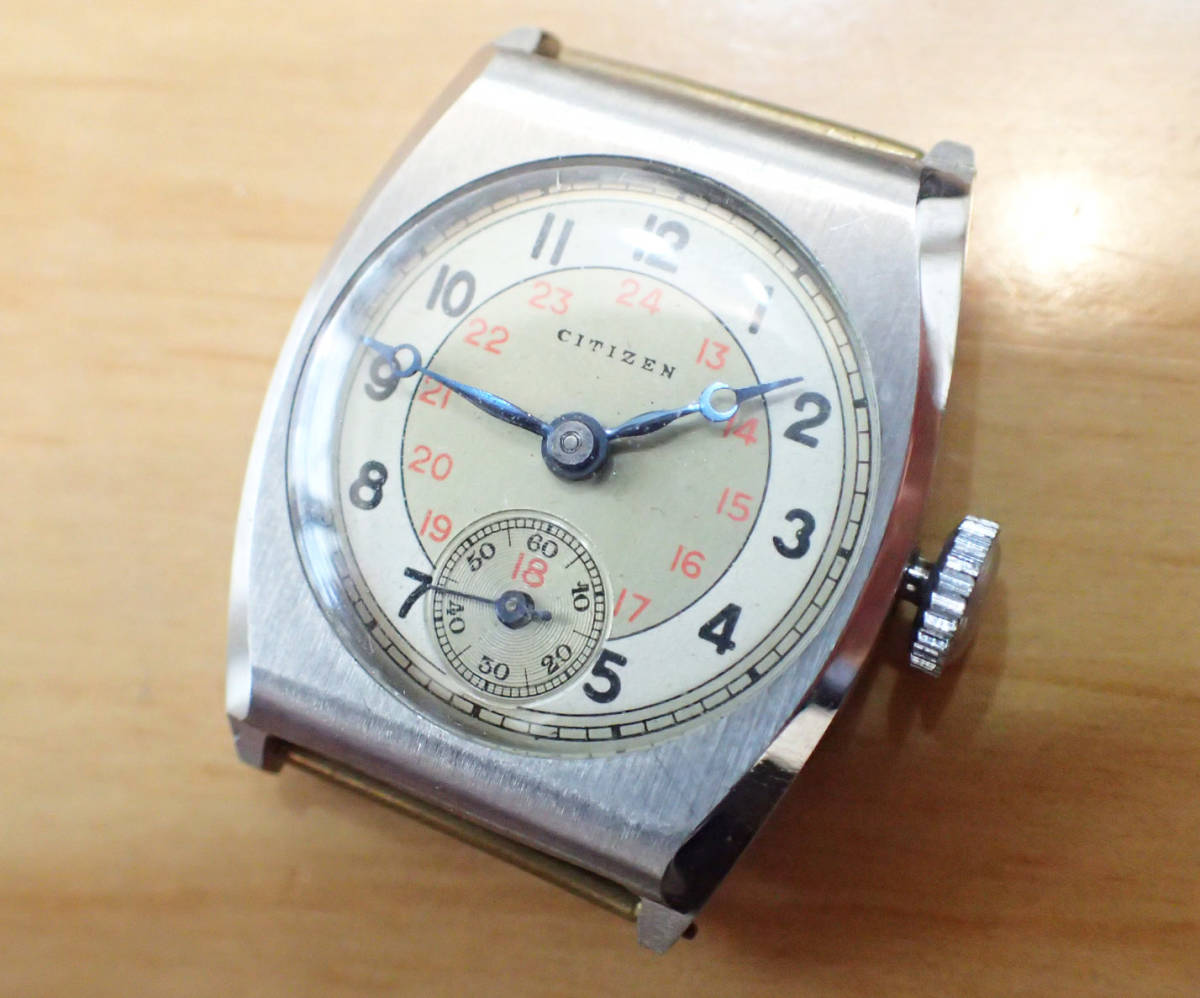 シチズン CITIZEN 時計 デラックス手巻き⁄レコードダイヤル⁄21石 