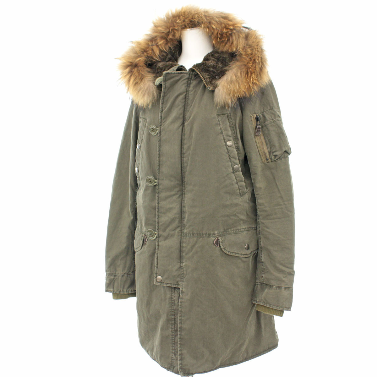 良好◇JOHNBULL ジョンブル N-3Bモッズコート/AH926SHK サイズL 