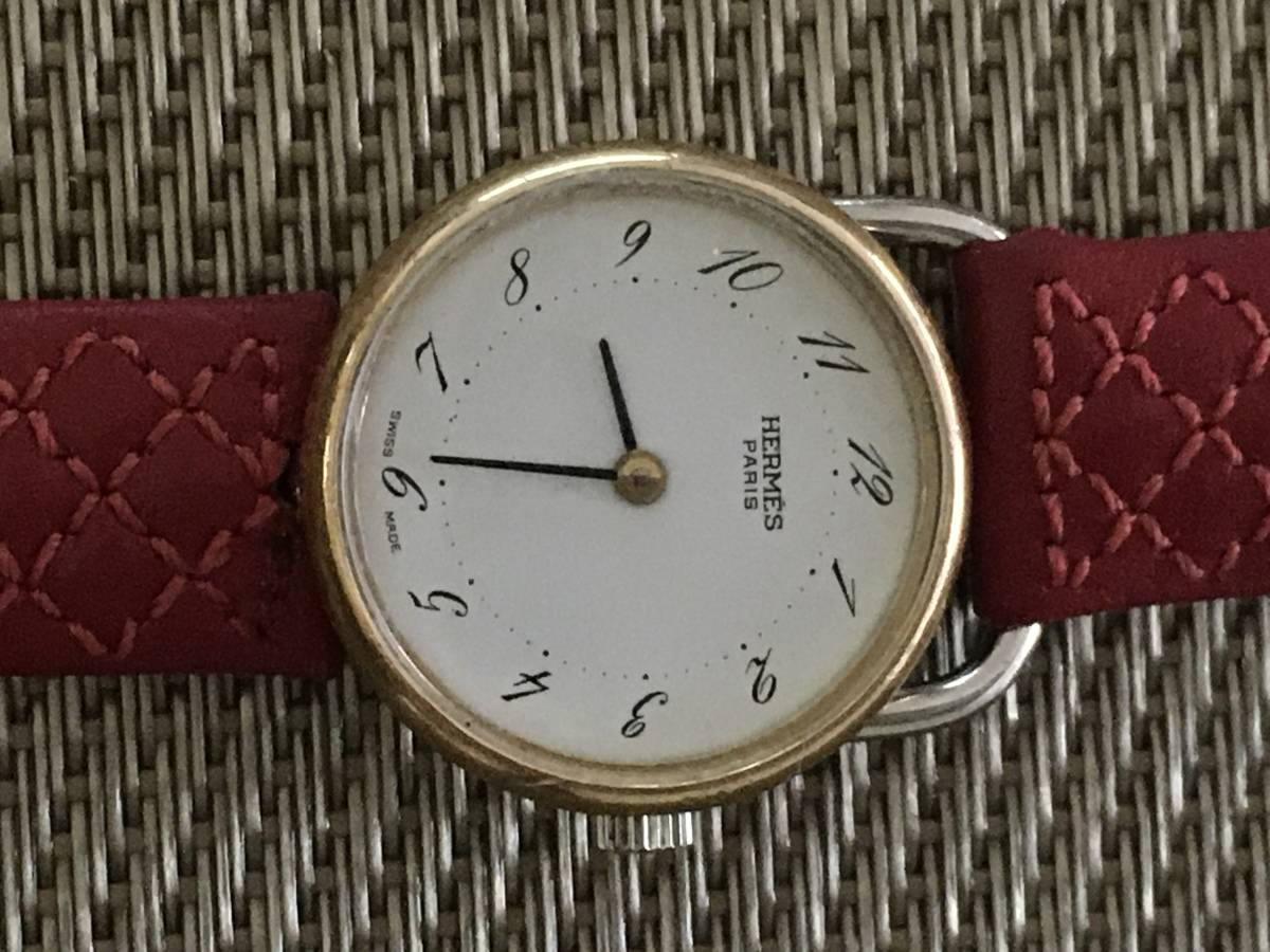 □]HERMES/エルメス アルソー クオーツ*