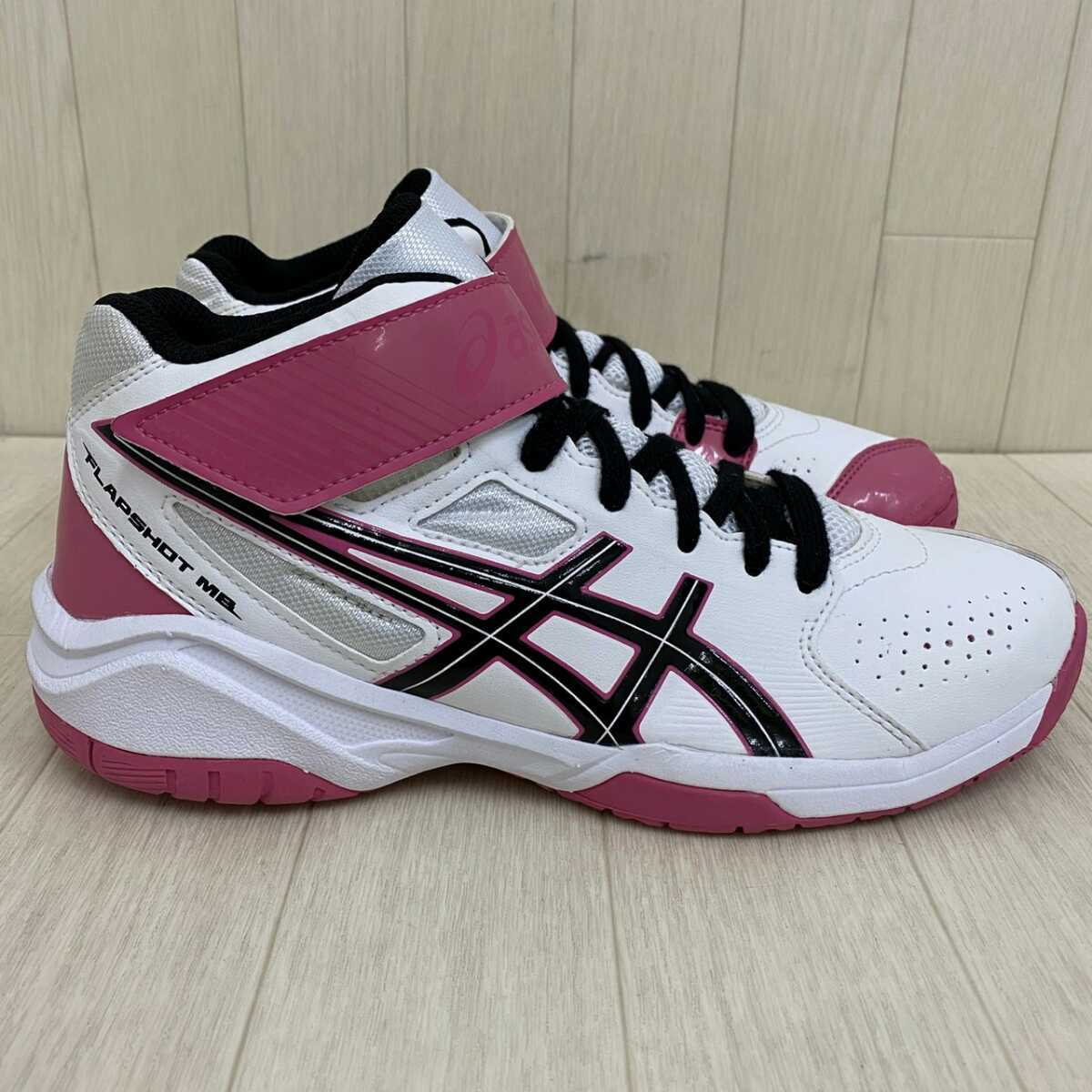 Asics アシックス バスケットシューズ バッシュ 23 ホワイト ピンク モデル 軽量 良好 Flapshot 子ども用 売買されたオークション情報 Yahooの商品情報をアーカイブ公開 オークファン Aucfan Com