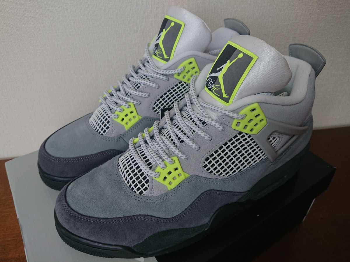 UNDEFEATED購入 納品書有 29㎝ US11】Nike Air Jordan 4 Retro 95 Neon 