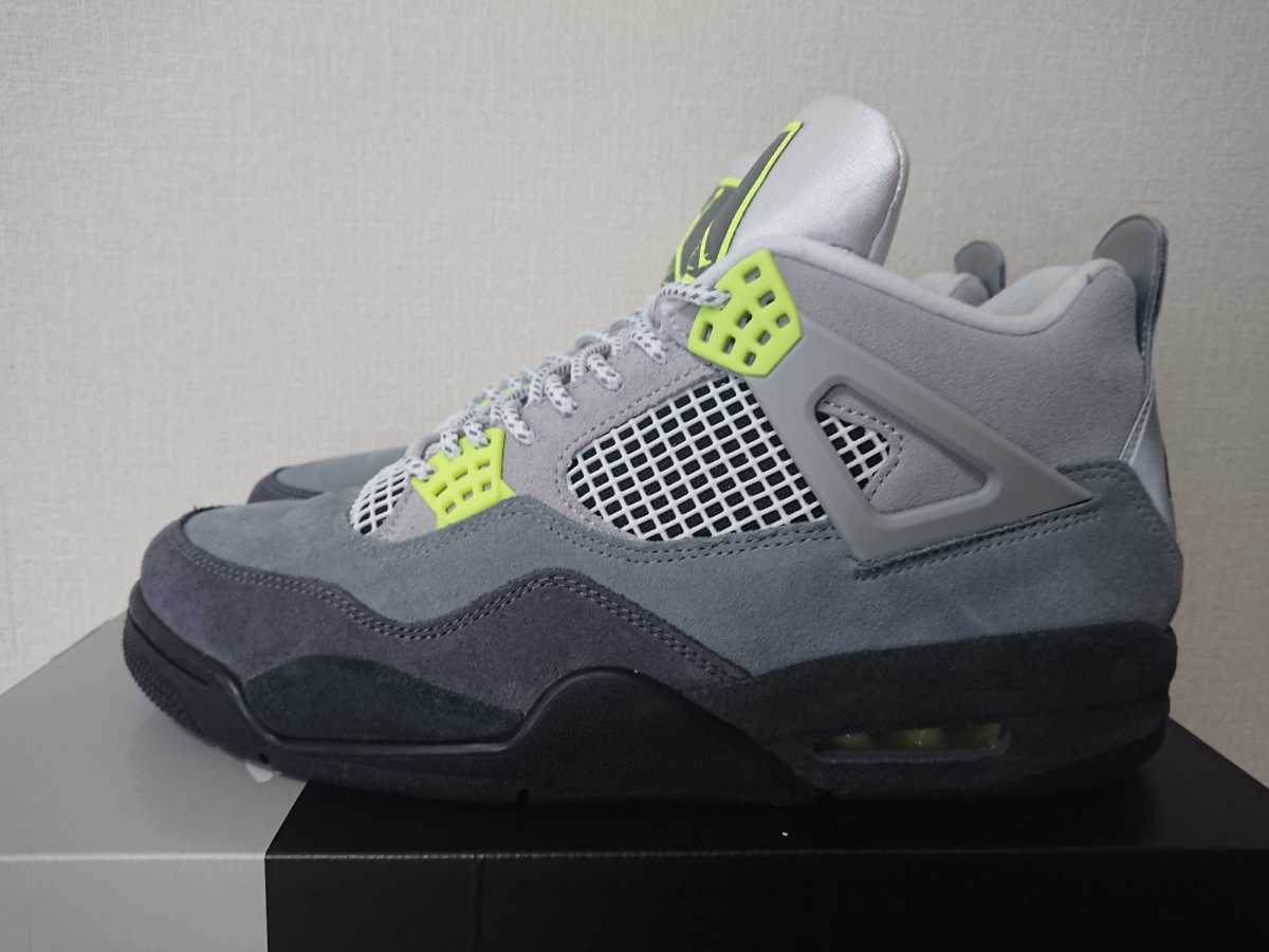 UNDEFEATED購入 納品書有 29㎝ US11】Nike Air Jordan 4 Retro 95 Neon 