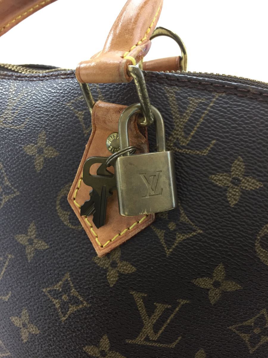 LOUIS VUITTON◇アルマ_モノグラムキャンバス/PVC/BRW/鍵付/シミ 