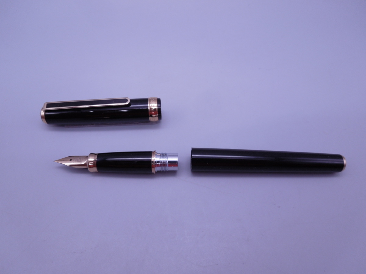 美品 PLATINUM プラチナ 22 万年筆 22Kペン先_10