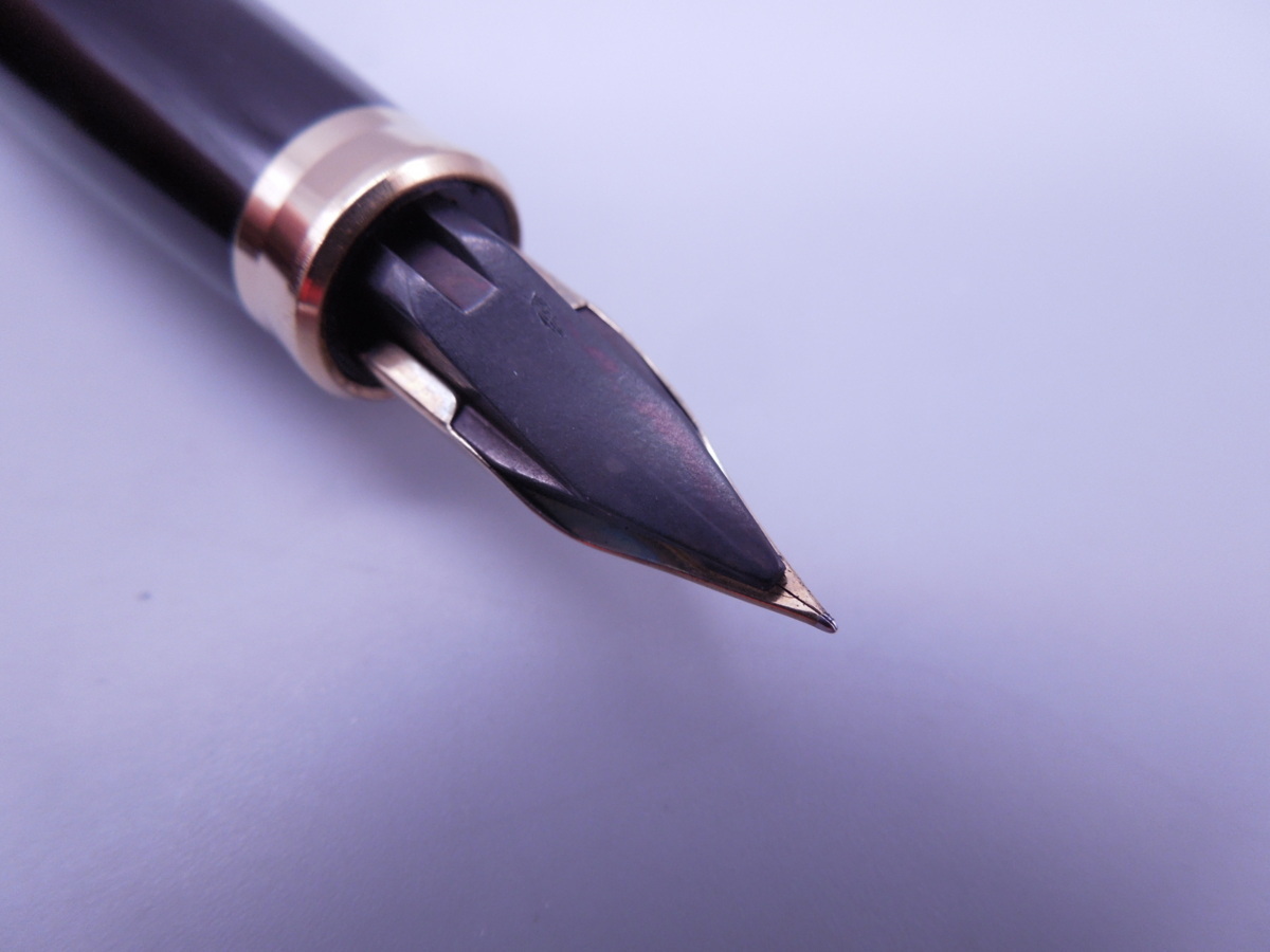 美品 PLATINUM プラチナ 22 万年筆 22Kペン先_5