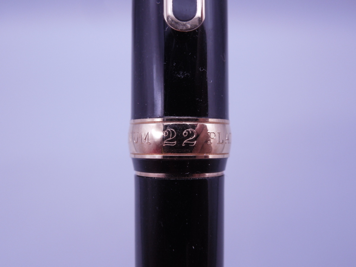 美品 PLATINUM プラチナ 22 万年筆 22Kペン先_7