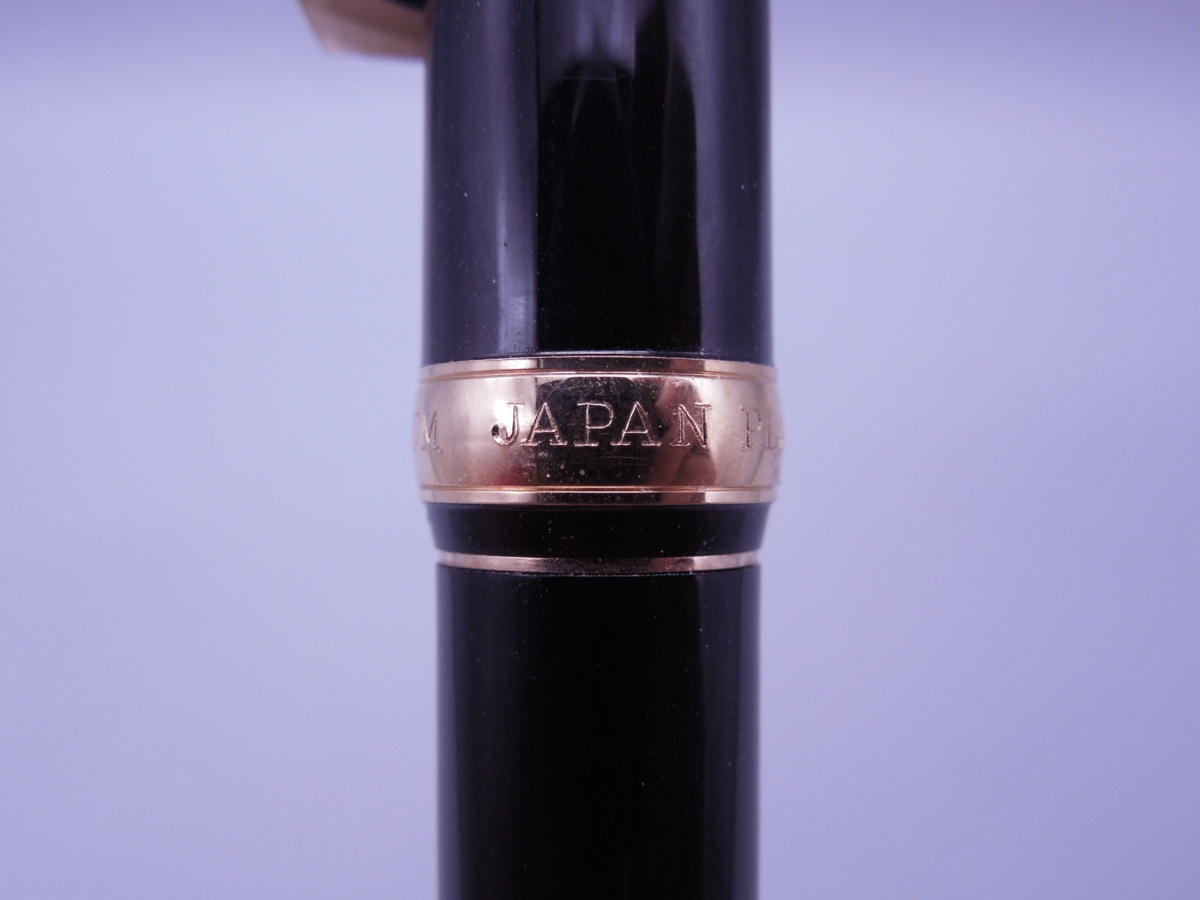 美品 PLATINUM プラチナ 22 万年筆 22Kペン先_8