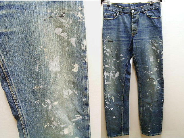 ヘルムートラング ペンキ デニム HELMUT LANG（デニム/ジーンズ 
