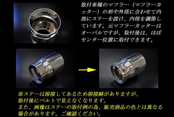 CX-8 KG系 テーパー マフラーカッター 100mm シルバー 耐熱ブラック塗装 2本 マツダ 鏡面 スラッシュカット 高純度SUS304ステンレス MAZDA テーパー マフラーカッター 100mm 耐熱 ブラック メルカリ