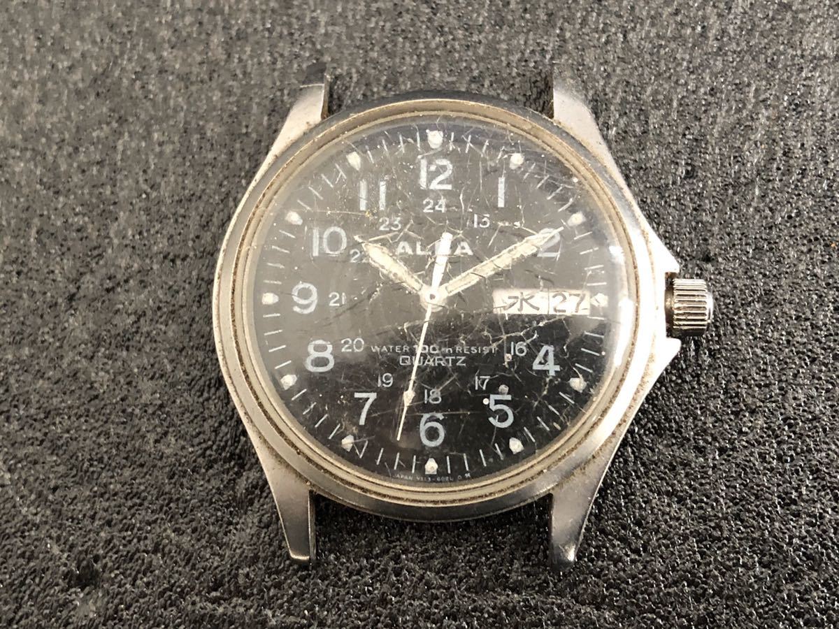 SEIKO ALBA セイコー アルバ メンズ腕時計 ヴィンデージ調 ミリタリー 