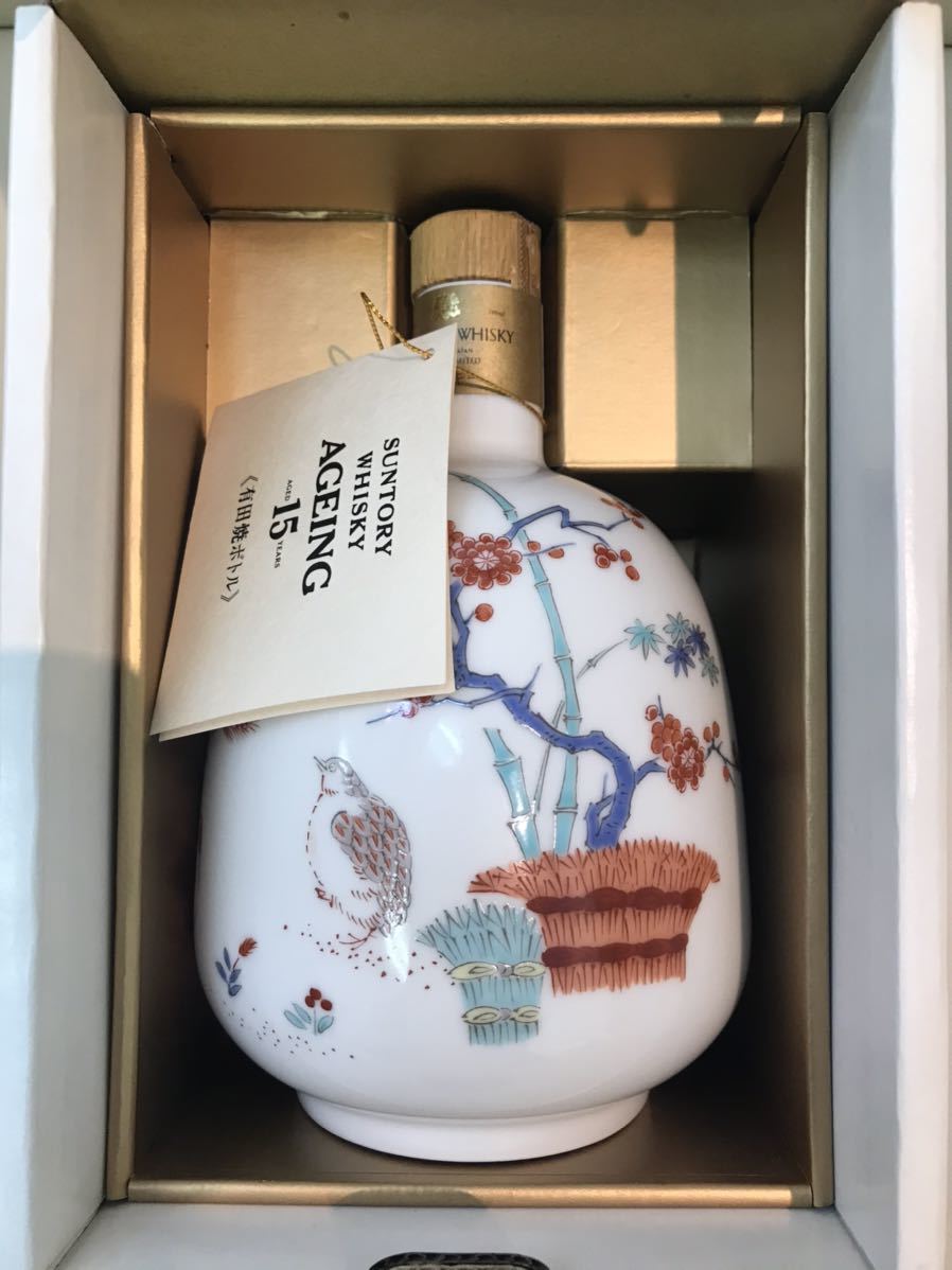 人気セール，大人気 古酒 SUNTORY サントリー ウイスキー エイジング 15 有田焼ボトル 700ml 43% 箱付(日本)｜売買されたオークション情報、yahooの商品情報をアーカイブ公開 - オークファン 日本