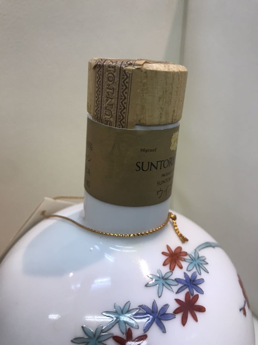 古酒 SUNTORY サントリー ウイスキー エイジング 15 有田焼ボトル