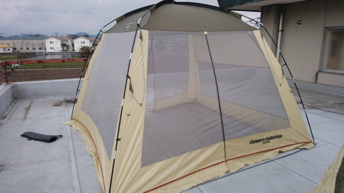 【美品】キャンパーズコレクション　キャンプ　テント 山善 YAMAZEN キャンパーズコレクション テントとメッシュスクリーン