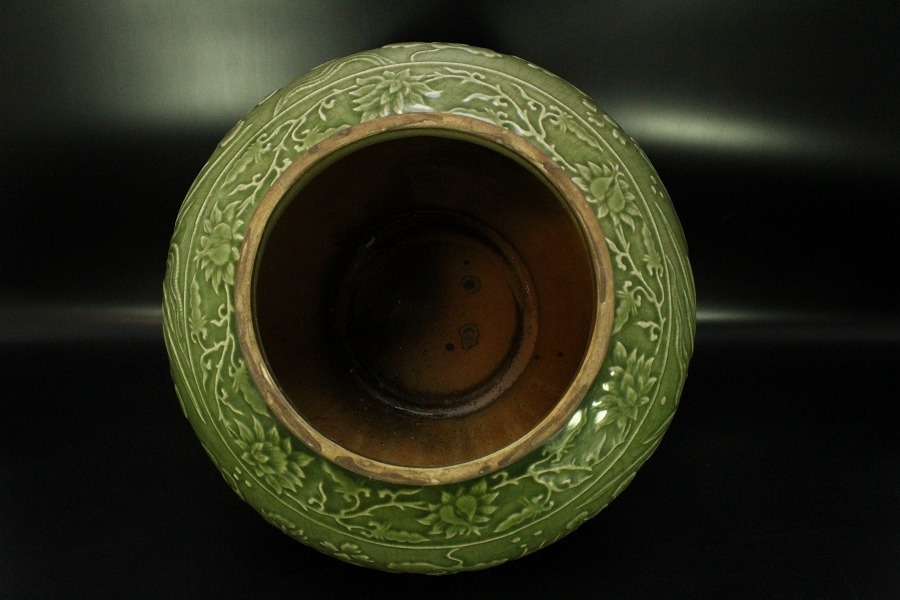 銀閣中国美術 蓋物 纏枝蓮花紋 故宫博物院 青花 旧家蔵出(ZD638 旧家