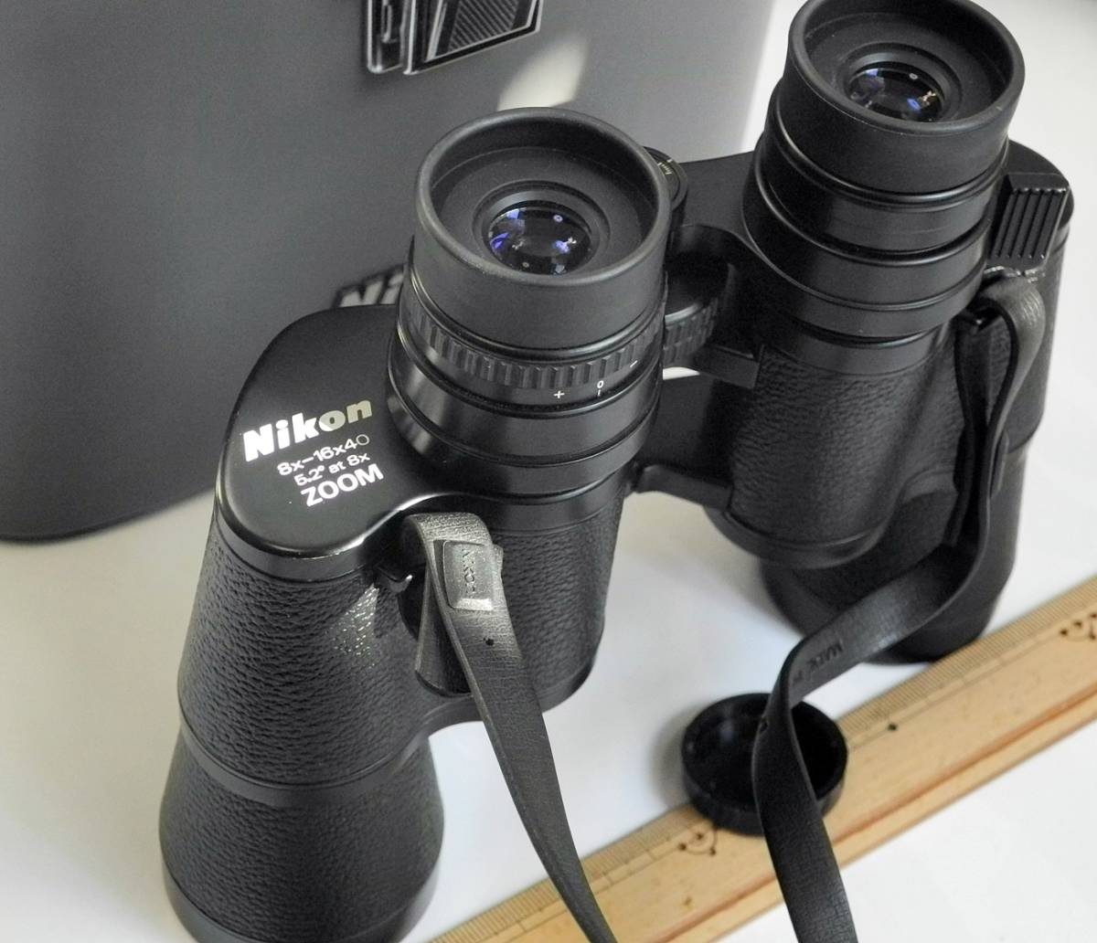 双眼鏡 ニコン ZOOM Nikon 5.2° 8x-16x40 8x at In Japan 5.2 At made 8×－16×40 ケース付 NIKON