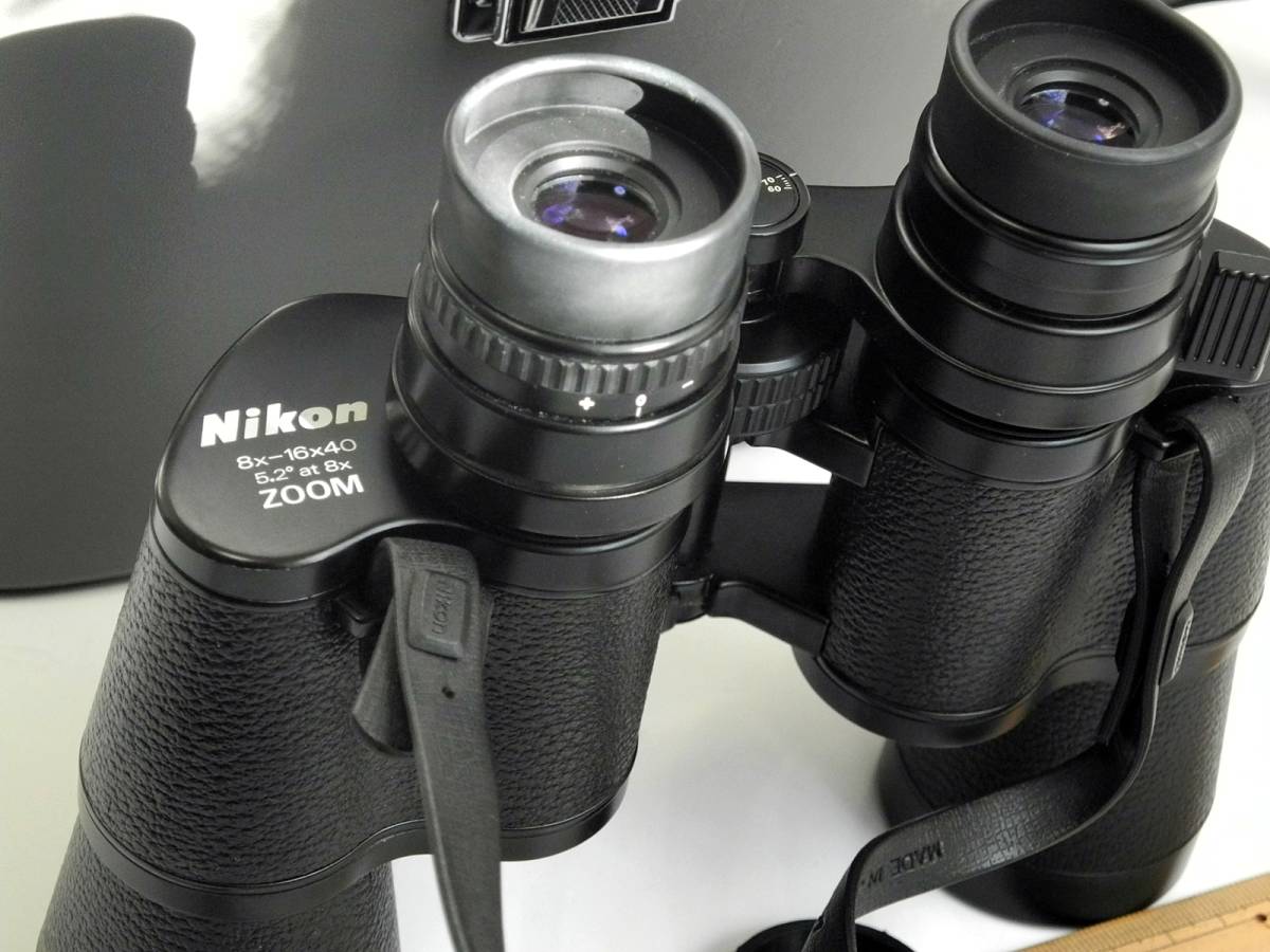 双眼鏡 ニコン ZOOM Nikon 5.2° 8x-16x40 8x at In Japan 5.2 At made 8×－16×40 ケース付 NIKON