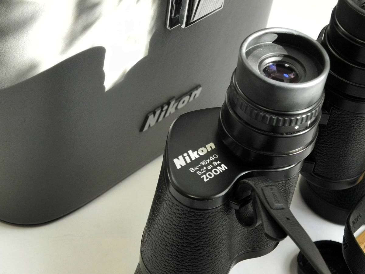 双眼鏡 ニコン ZOOM Nikon 5.2° 8x-16x40 8x at In Japan 5.2 At made 8×－16×40 ケース付 NIKON