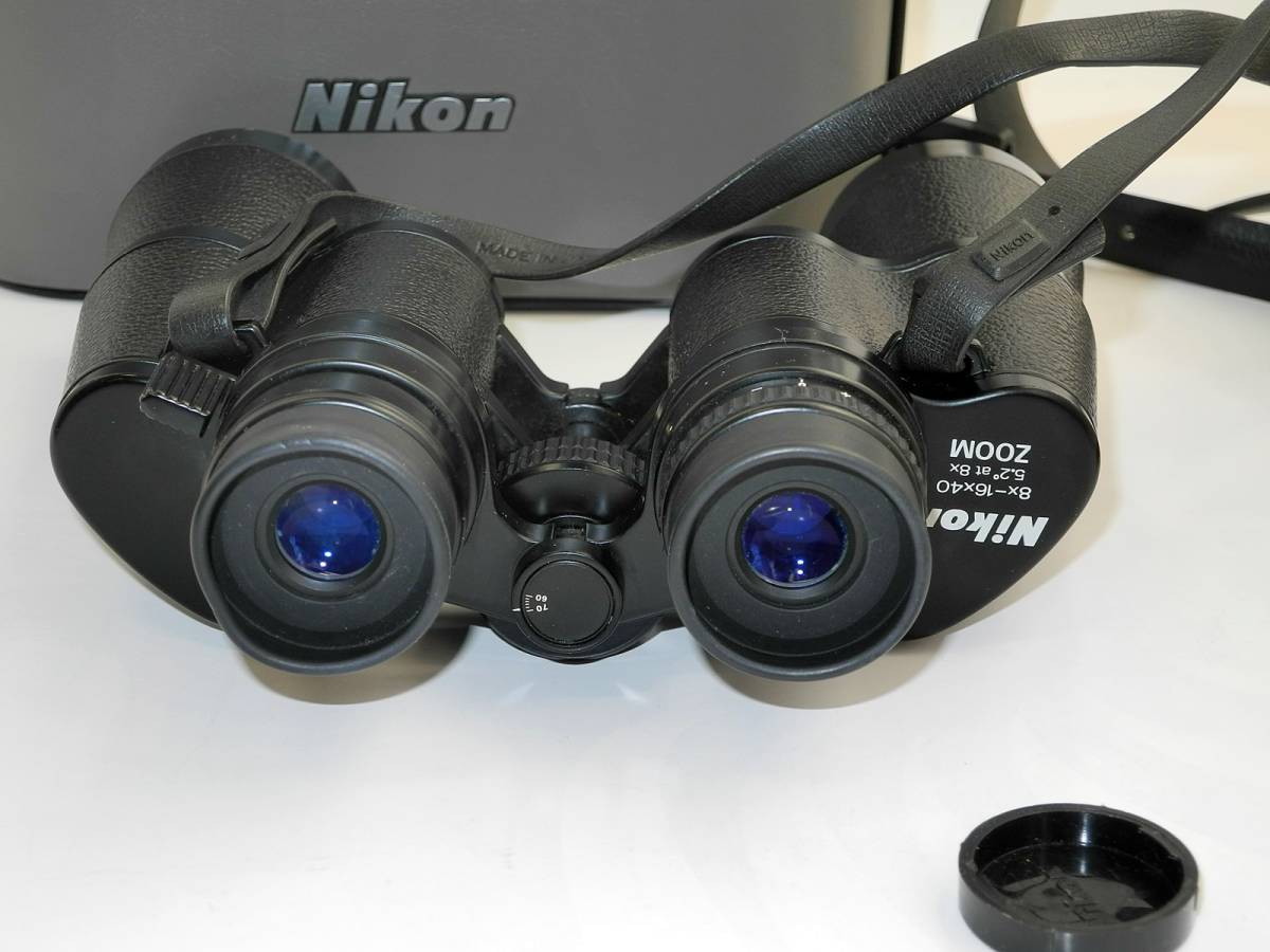双眼鏡 ニコン ZOOM Nikon 5.2° 8x-16x40 8x at In Japan 5.2 At made 8×－16×40 ケース付 NIKON