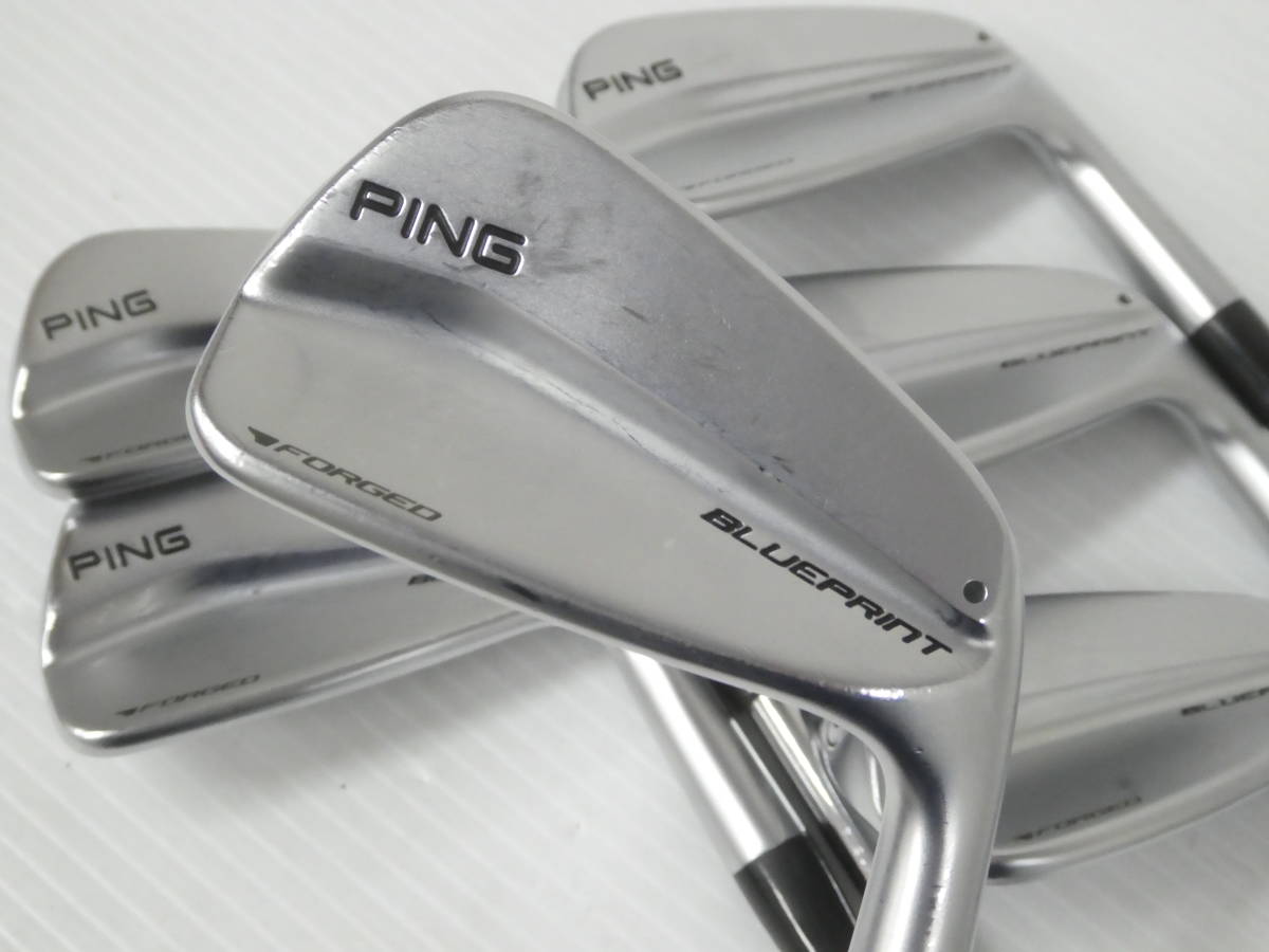人気セール，送料無料 ピン史上初の鍛造マッスルバック レア ピン ブループリント PING BULE PRINT 黒ドット 5-PW NS PRO MODUS3 TOUR105 S 税込 4706(ピン)｜売買されたオークション情報、yahooの商品情報をアーカイブ公開 - オ 男性右きき用