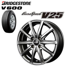 BRIDGESTONE V600 165R13 タイヤホイール4本セット 新品 2019年製 タイヤ アルミ 4本セット ブリヂストン V600